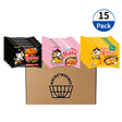 Samyang Buldak Ramen Challenge Box | Koreanische Scharfe Nudeln | Carbonara, Käse & Original | K-Food Snack Box | Spicy Noodle Bestseller Pack