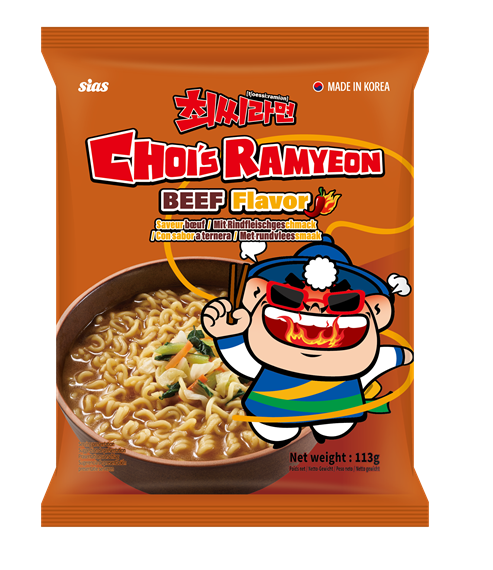 CHOIS Ramen Rindfleisch Flavor 113g