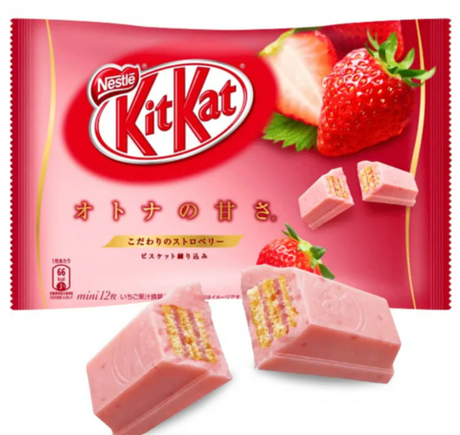 KITKAT Schokolade, Erdbeere 124.3g