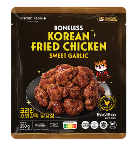 RENGI Koreanisches knochenloses Fried Chicken – Süßer Knoblauch 250g