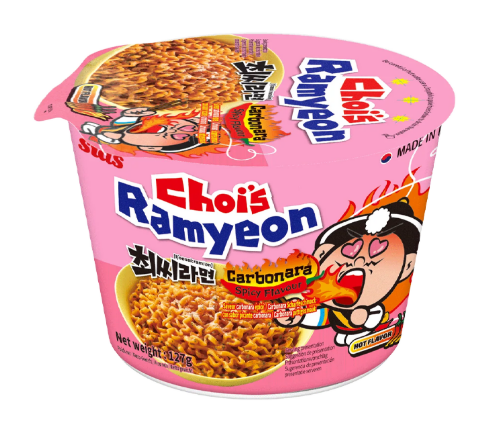 CHOIS Cup Ramen Carbonara, scharf 127,5g