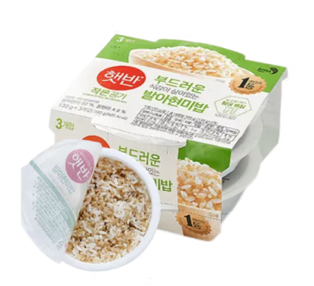 CJ Hetbahn Gekeimter Vollkornreis Gekocht 210g