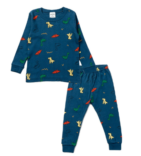 Nuribom Kinder-Schlafanzug Jungen 100% Baumwolle Gr. 86-122 (90-140)