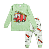 Nuribom Kinder-Schlafanzug Jungen 100% Baumwolle Gr. 86-122 (90-140)