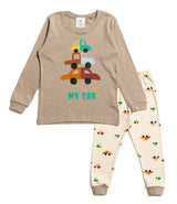 Nuribom Kinder-Schlafanzug Jungen 100% Baumwolle Gr. 86-122 (90-140)
