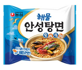 NONGSHIM Seafood Ansungtangmyun (Nudelsuppe mit erfrischendem Meeresfrüchte-Geschmack) 625g (5 x 125g)