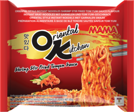 Mama Instantnudeln, Shrimp Stir Fried Tom Yum Sauce, Oriental Kitchen 85g