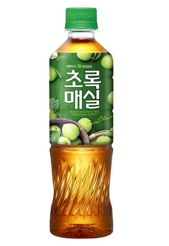 WOONGJIN Green Plum / Chorok Maesil (Süß-säuerliches Getränk aus grünen Pflaumen) 500ml