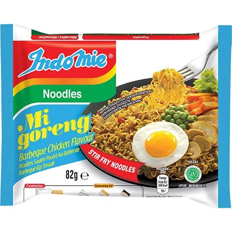 INDOMIE Instantnudeln Mi Goreng BBQ Hühnchen 82g