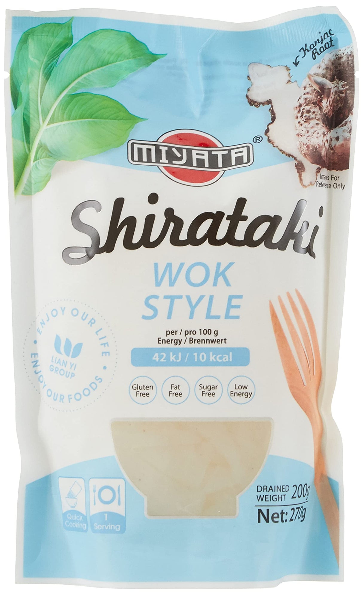 MIYATA Shirataki, Wok Nudeln aus Konjak 270g