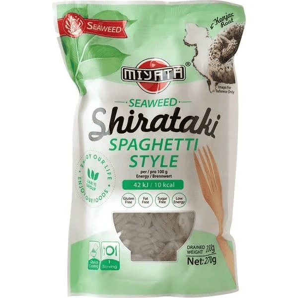 MIYATA Shirataki, Spaghetti mit Seealgen Nudeln aus Konjak 270g