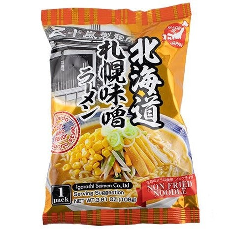 IGARASHI SEIMEN 라멘, 삿포로 미소맛 108g