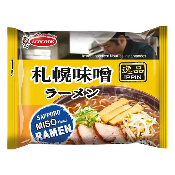 ACECOOK 라멘, 삿포로 미소맛 80g