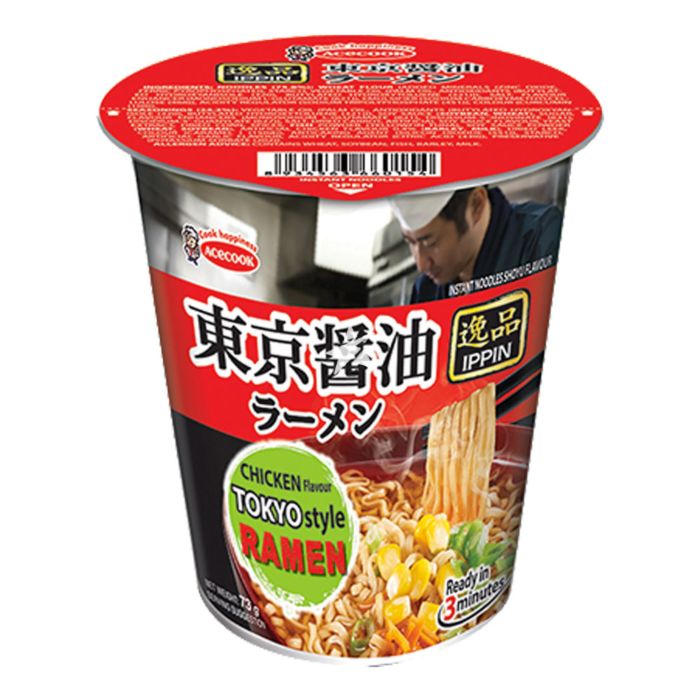ACECOOK TOKYO 컵라멘, 도쿄 쇼유맛 73g