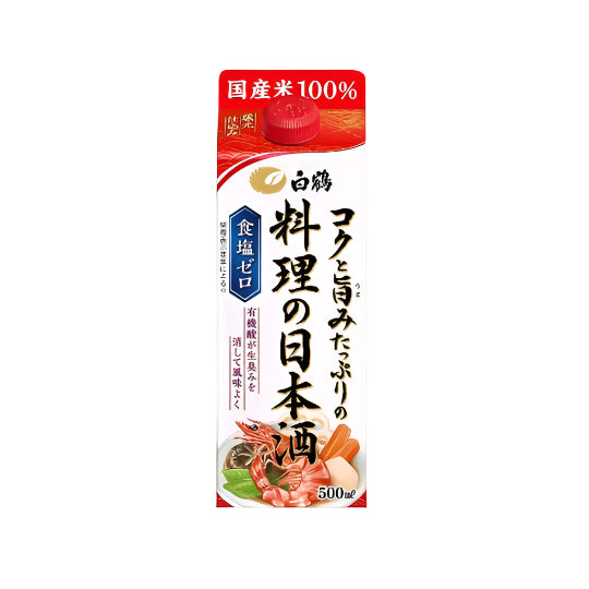 Hakutsuru 14% ALC 요리용 사케 500ml