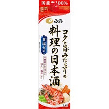 Hakutsuru 14% ALC 요리용 사케 1.8L