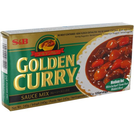 S&B Goldencurry Currysoßen-Mix Mittelscharf 220g