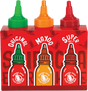 FLYING GOOSE Chilisauce, Sriracha 3er Set (scharf, sehr scharf, Mayoo) 3x100 ml