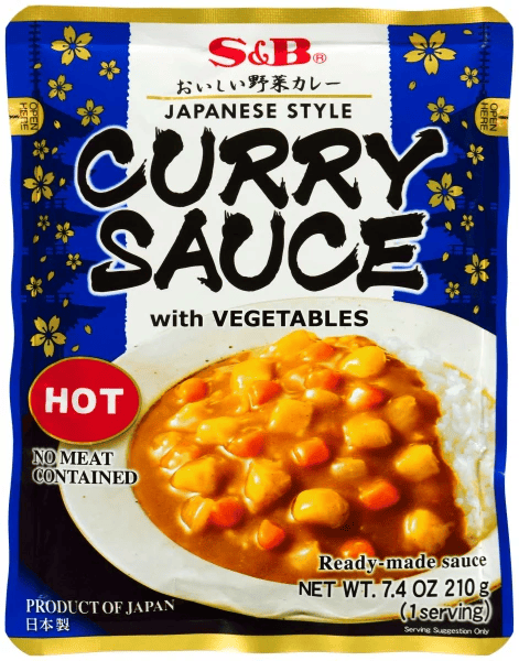 S&B Goldencurry 3Min-Currysoße, scharf 210g