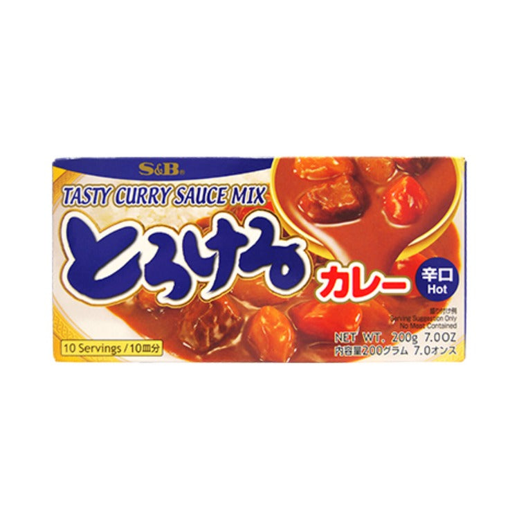 S&B Torokeru Currywürfel Scharf 200g