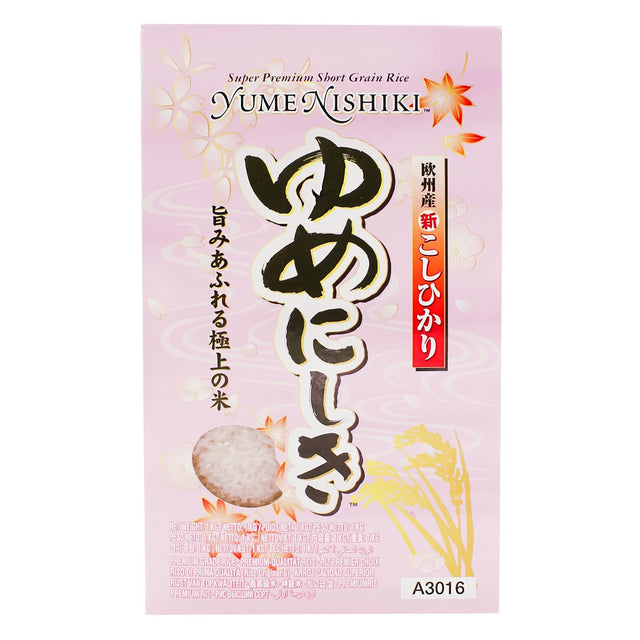 JFC YUME NISHIKI Sushi Reis, Rundkorn 1kg
