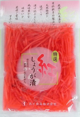 Marui Shokuhin Beni Eingelegter Ingwer Streifen 50g