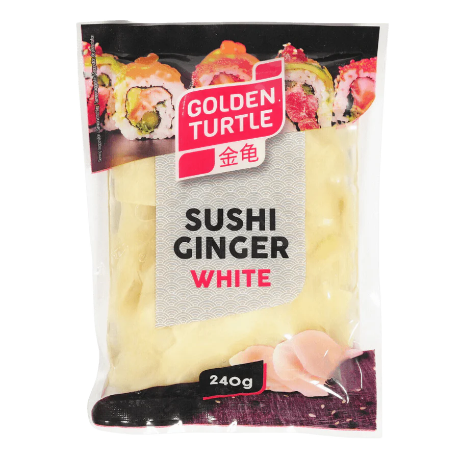 Golden Turtle Ingwer, eingelegt, weiß 240g