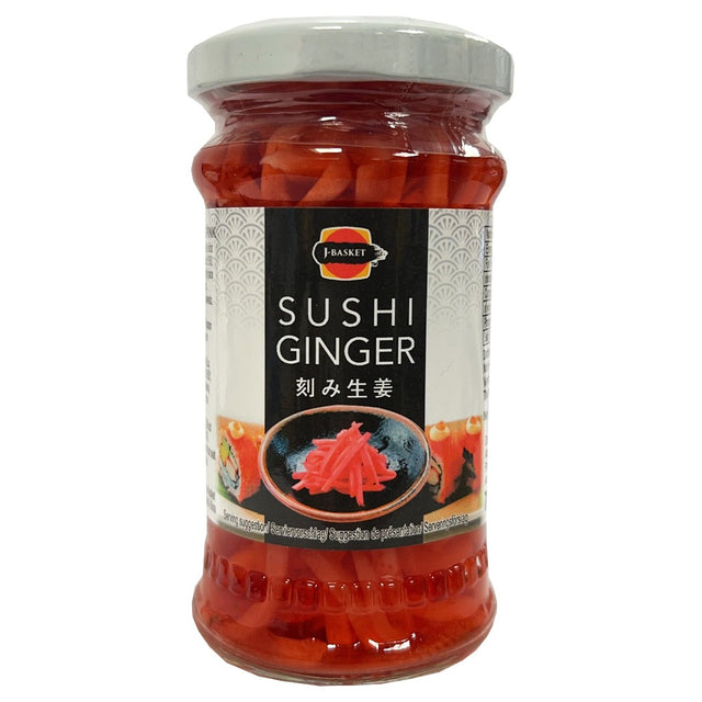 J-BASKET Sushi Ingwer geschnitten, eingelegt, Pink 150g
