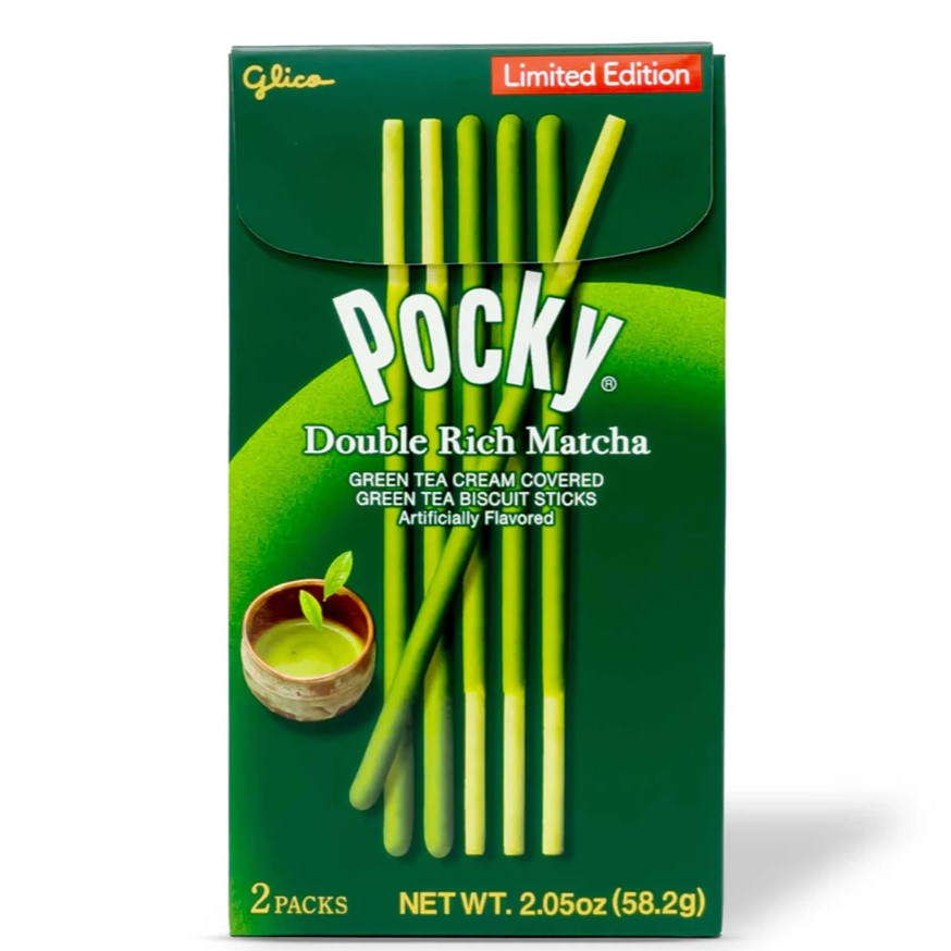 GLICO Pocky Double Matcha 61.6g