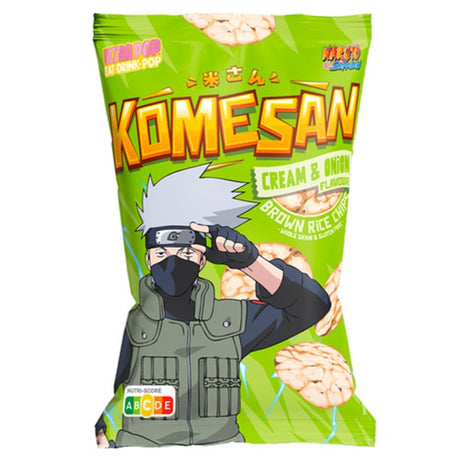 ULTRA POP Komesan Vollkornchips Cream & Onion 60g