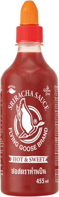 FLYING GOOSE Chilisauce, Sriracha, scharf & süß 455ml