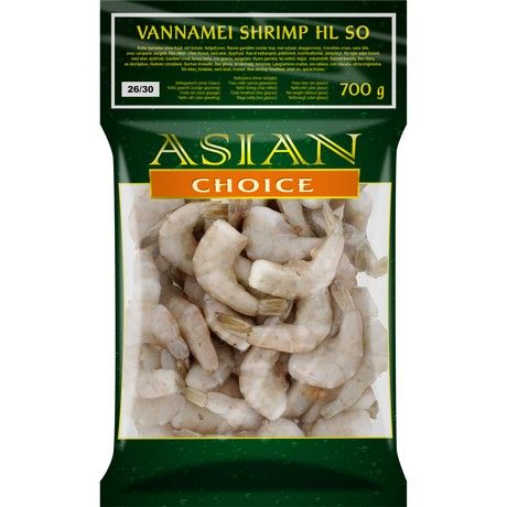 ASIAN CHOICE Vannamei Garnele P&D 26/30 1kg