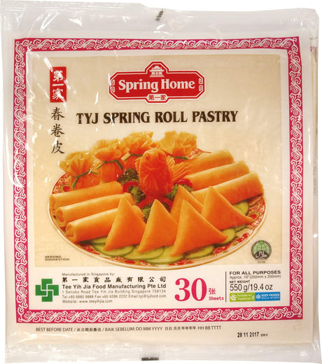 SPRING HOME Frühlingsrollen Roll Teig 250mm 550g