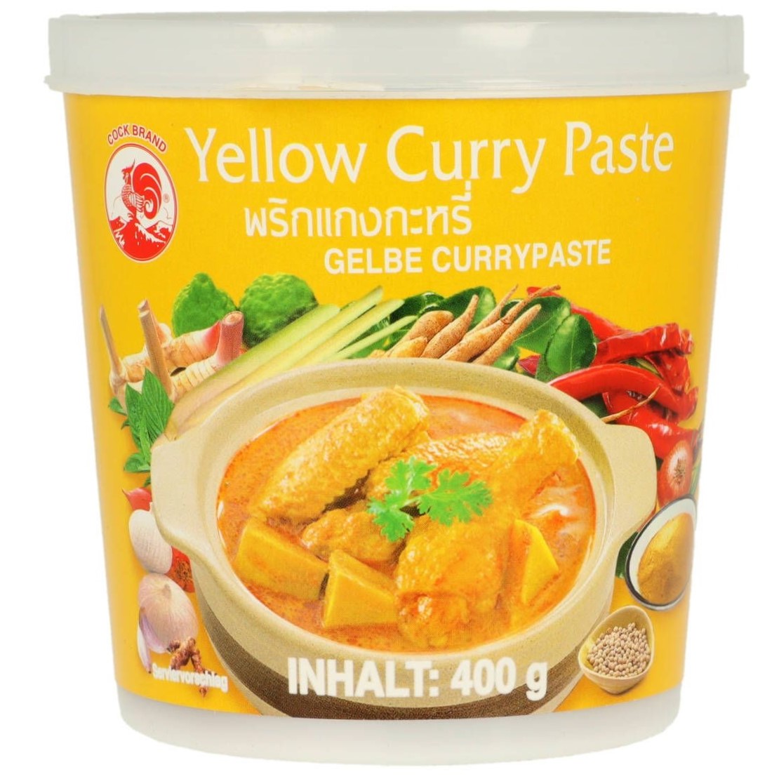 COCK Currypaste Gelb 400g