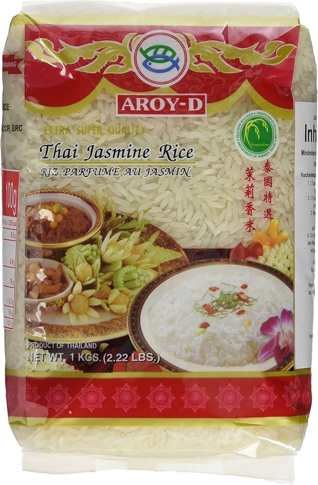 AROY-D Jasminreis, Langkorn 100% 1kg