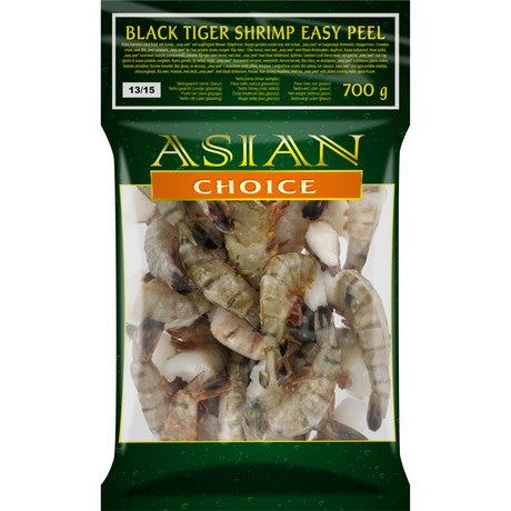 ASIAN CHOICE Black Tiger Garnele P&D 13/15 700g