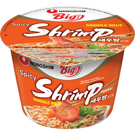 NONGSHIM Shrimps Ramen Cup, groß (115G)