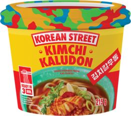 KOREAN STREET Kaludon Nudeln, Kimchi Cup 215g