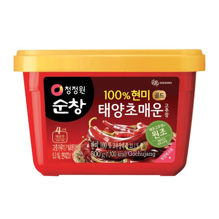 Chung Jung One 태양초 매운 고추장 500g