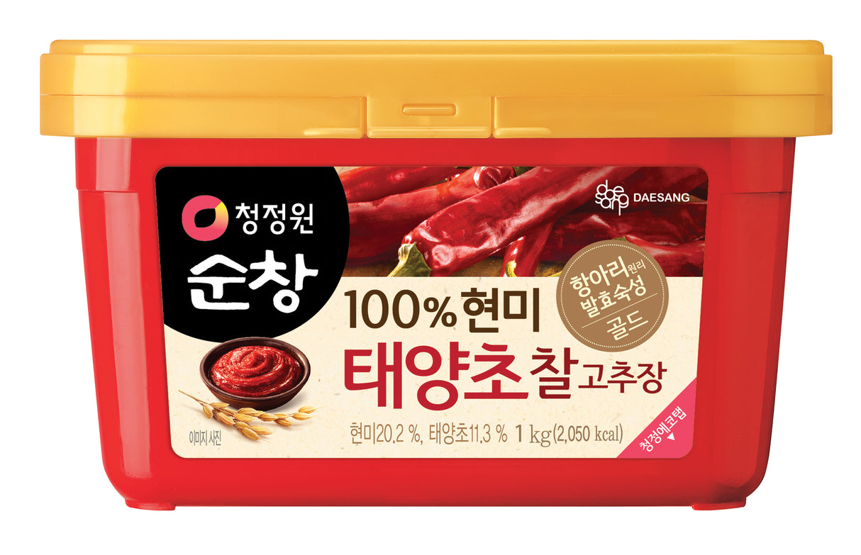 Chung Jung One Koreanische Chilipaste Gochujang, Scharf 1kg