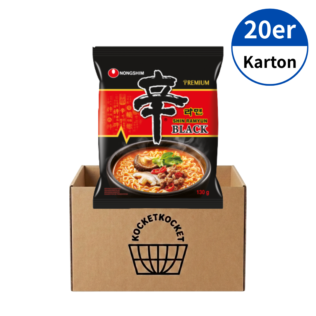 NONGSHIM Shin Ramen Black 130g x 20er (1 Karton)