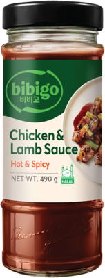 BIBIGO Hühnchen-Lamm-Soße Scharf 490g