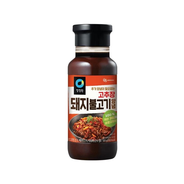 Chung Jung One Grillmarinade Bulgogi für Schwein, Scharf 840g