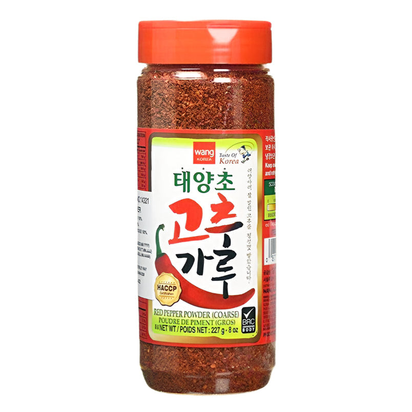 WANG Chilipulver Grob für Kimchi, Kochen in PET-Dose 227g