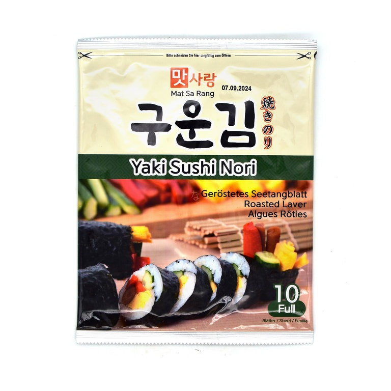 MATSARANG Gerösteter Seetang für Sushi & Kimbab 23g (10 Blätter)