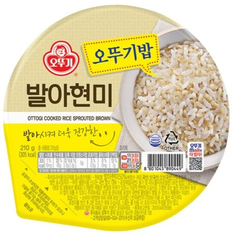 OTTOGI Gekeimter Vollkornreis Gekocht 210g