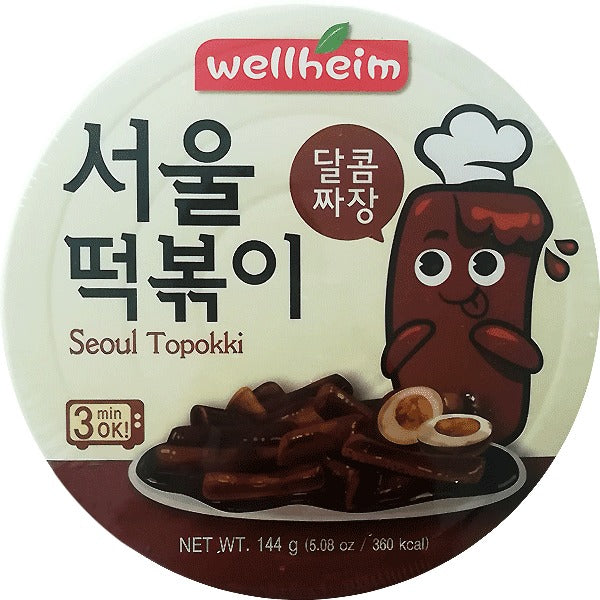 WELLHEIM 서울 떡볶이 달콤 짜장 142g