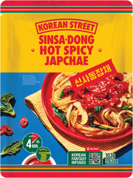 KOREAN STREET Sinsadong Scharfe Japchae, Glasnudeln 103g