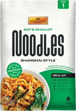LEE KUM KEE Nudeln "Soy & Shallot" Shanghai Style, Meal Kit113 g