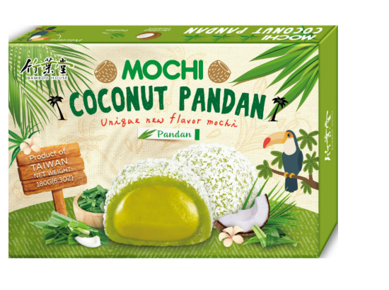 BAMBOO HOUSE Coconut Pandan Mochi 180g